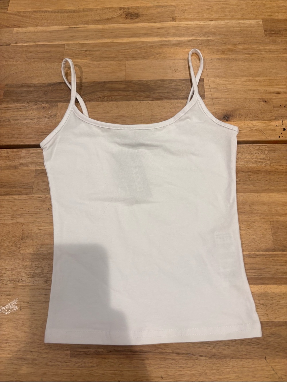 Boohoo White Spaghetti Strap Camisole